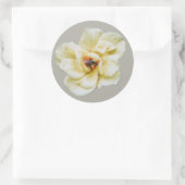 Sticker Rond Rose et abeille (Sac)
