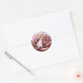 Sticker Rond Rose Faery (Stickers) (Enveloppe)