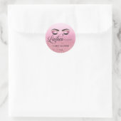 Sticker Rond Rose Glam Parties scintillant Lash Bain Shampoo ne (Sac)