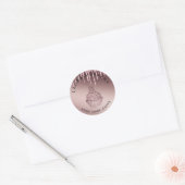 Sticker Rond Rose Gold Drives Cakes & Sweets Cupcake Accueil Bo (Enveloppe)