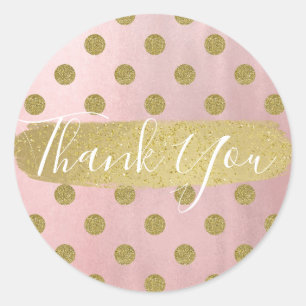 Sticker Rond Rose Gold Foncé Brillant Vernis à Ongles à pois Mo