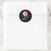 Sticker Rond Rose Graphic Premium Tri-blend (Sac)