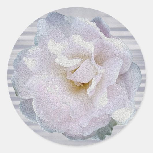 Sticker Rond Rose gris rose (Devant)