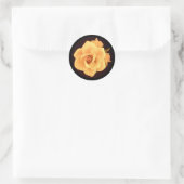 Sticker Rond Rose jaune, photo de 2004. (Sac)