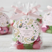 Sticker Rond Rose, Mignon & Rond Merci pour la Saint-Patrick