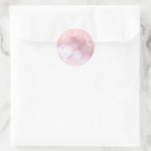 Sticker Rond Rose Pearlescent Look Rose or Abstrait (Sac)