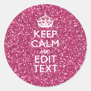 Sticker Rond Rose Personnalisé Conserver Décor Calme