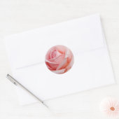 Sticker Rond Rose rose (Enveloppe)