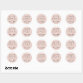 Sticker Rond Rose Rose Love is Sweet Bottlecap Style Favoriser (Feuille)