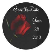 Rose rouge sur la personnaliser noire