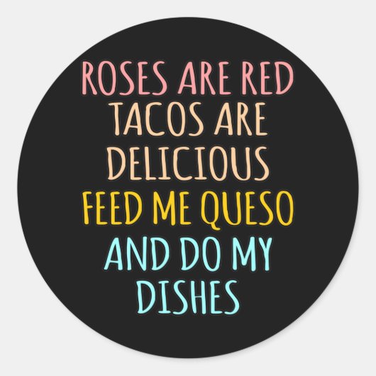 Sticker Rond Rose Saint Valentin Romantique Saint Valentin Coup (Devant)