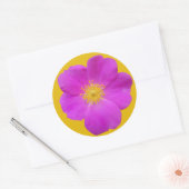 Sticker Rond Rose sauvage 2 (Enveloppe)