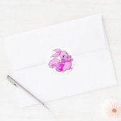 Sticker Rond Rose Usul (Enveloppe)