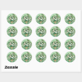 Sticker Rond Rose | Vincent van Gogh (Feuille)