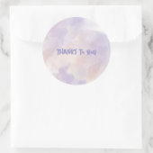 Sticker Rond Rose - Violet Saint-Valentin (Sac)