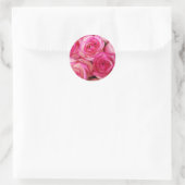 Sticker Rond Roses de feu et de glace (Sac)