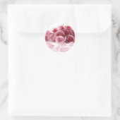 Sticker Rond Roses glamour (Sac)
