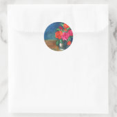 Sticker Rond Roses pour Mon Amour (Sac)