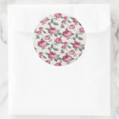 Sticker Rond Roses roses (Sac)