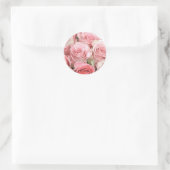 Sticker Rond Roses roses (Sac)