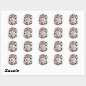 Sticker Rond Roses roses Bridgerton Cameos roses roses (Feuille)