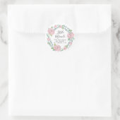 Sticker Rond Roses roses roses Wreath Little Miracle Scripture (Sac)
