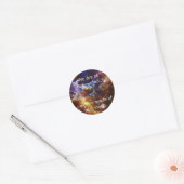Sticker Rond Rosette Nebula et la crèche stellaire (Enveloppe)