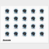 Sticker Rond Rosh Chodesh (Feuille)