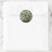 Sticker Rond Rosier en Fleurs par Vincent van Gogh (Sac)
