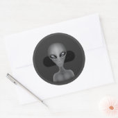 Sticker Rond Roswell Alien (Sticker) (Enveloppe)