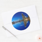 Sticker Rond Rotterdam, Photographie du paysage (Enveloppe)
