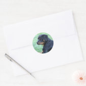 Sticker Rond Rottweiler (Enveloppe)