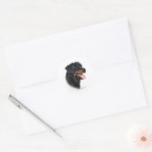 Sticker Rond Rottweiler (Enveloppe)