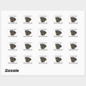 Sticker Rond ROTTWEILER Love ! (Feuille)