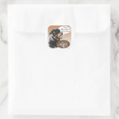 Sticker Rond Rottweiler Turquie (Sac)