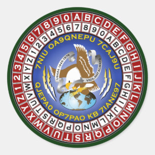 Sticker Rond Roue 1 de chiffre d'asa