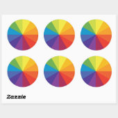Sticker Rond Roue couleur (Feuille)