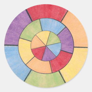 Sticker Rond roue couleur