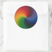 Sticker Rond Roue couleur spectre (Sac)