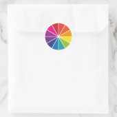 Sticker Rond Roue de couleur (Sac)