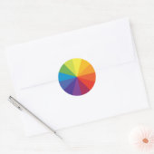 STICKER ROND ROUE DE COULEUR (Enveloppe)