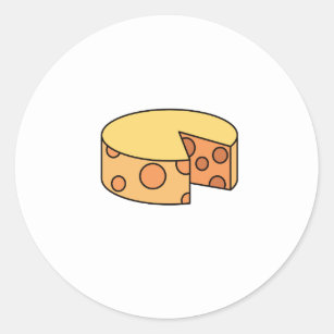 Sticker Rond roue de fromage