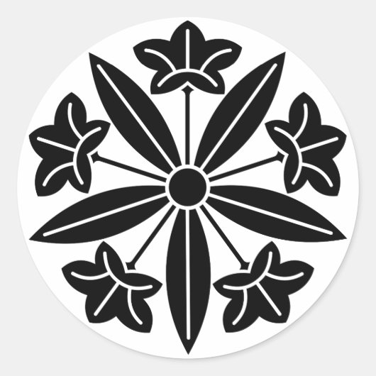 Sticker Rond Roue de gentiane (Devant)