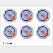 Sticker Rond Roue de vélo - Roue de bicyclette (Feuille)