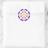Sticker Rond Roue du Dharma (Sac)