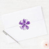 Sticker Rond Roue pourpre (Enveloppe)