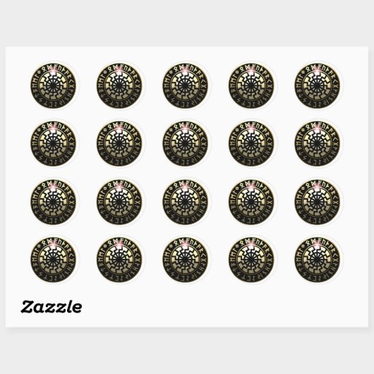 Sticker Rond Roue solaire noire (Feuille)