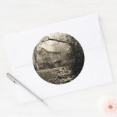 Sticker Rond Roue vintage (Enveloppe)