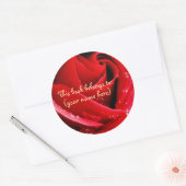 Sticker Rond Rouge (Enveloppe)