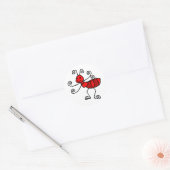 Sticker Rond Rouge (Enveloppe)